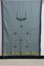 Gray Kala Cotton Kurti Fabric