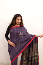 Kala Cotton & Tussar Silk Blend Saree