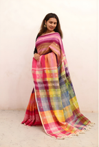 Premium Kala Cotton Handwoven Designer Saree