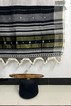 Kala Cotton Black Designer 3-Piece Dress Material Set with Dupatta