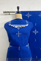Premium Designer Kala Cotton 3 Piece Suit Fabric Set with Dupatta