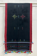Black Organic Kala Cotton Stole