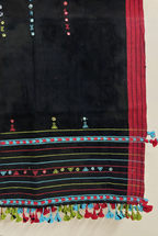 Black Organic Kala Cotton Stole