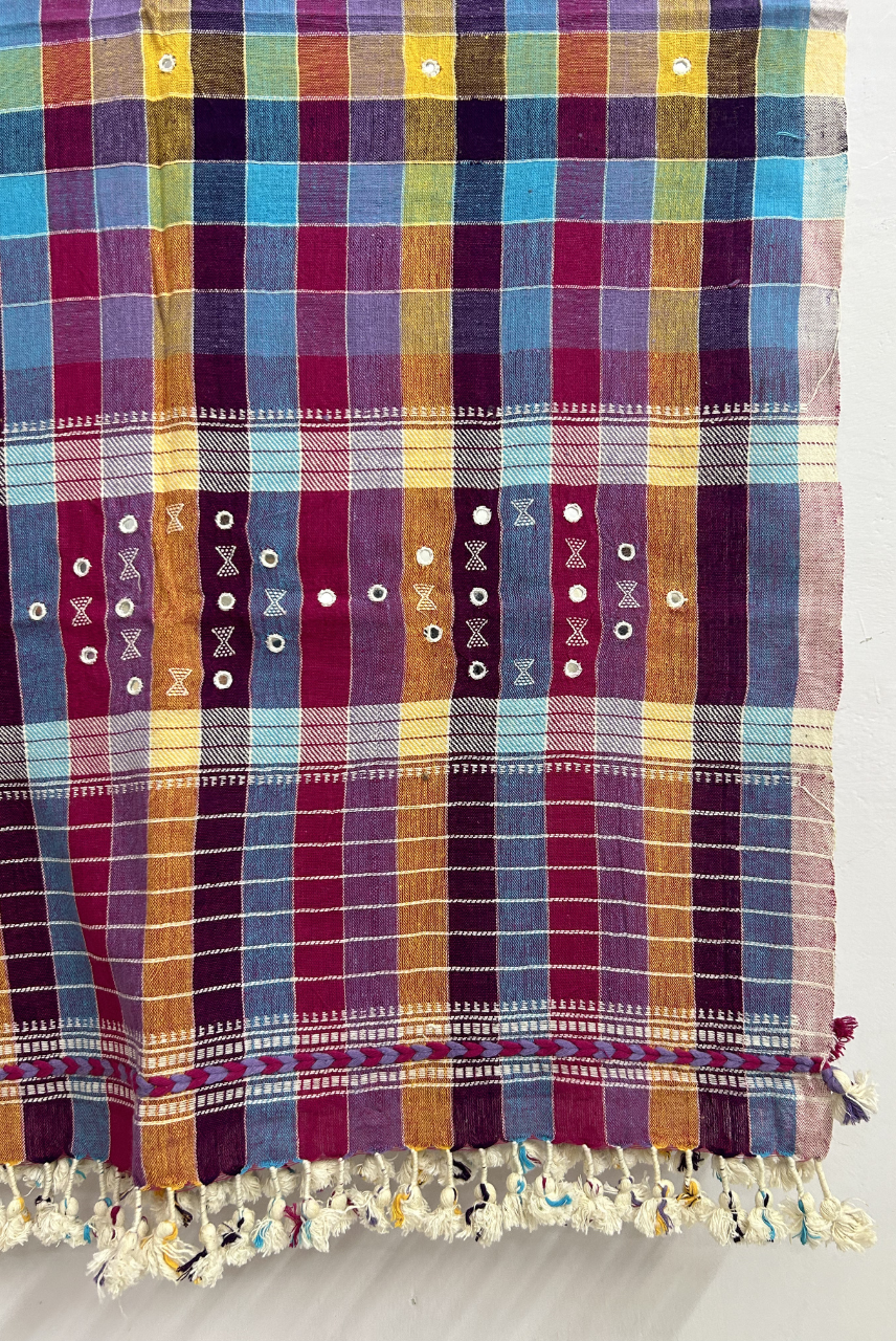 Multicolor Organic Kala Cotton Stole for Women