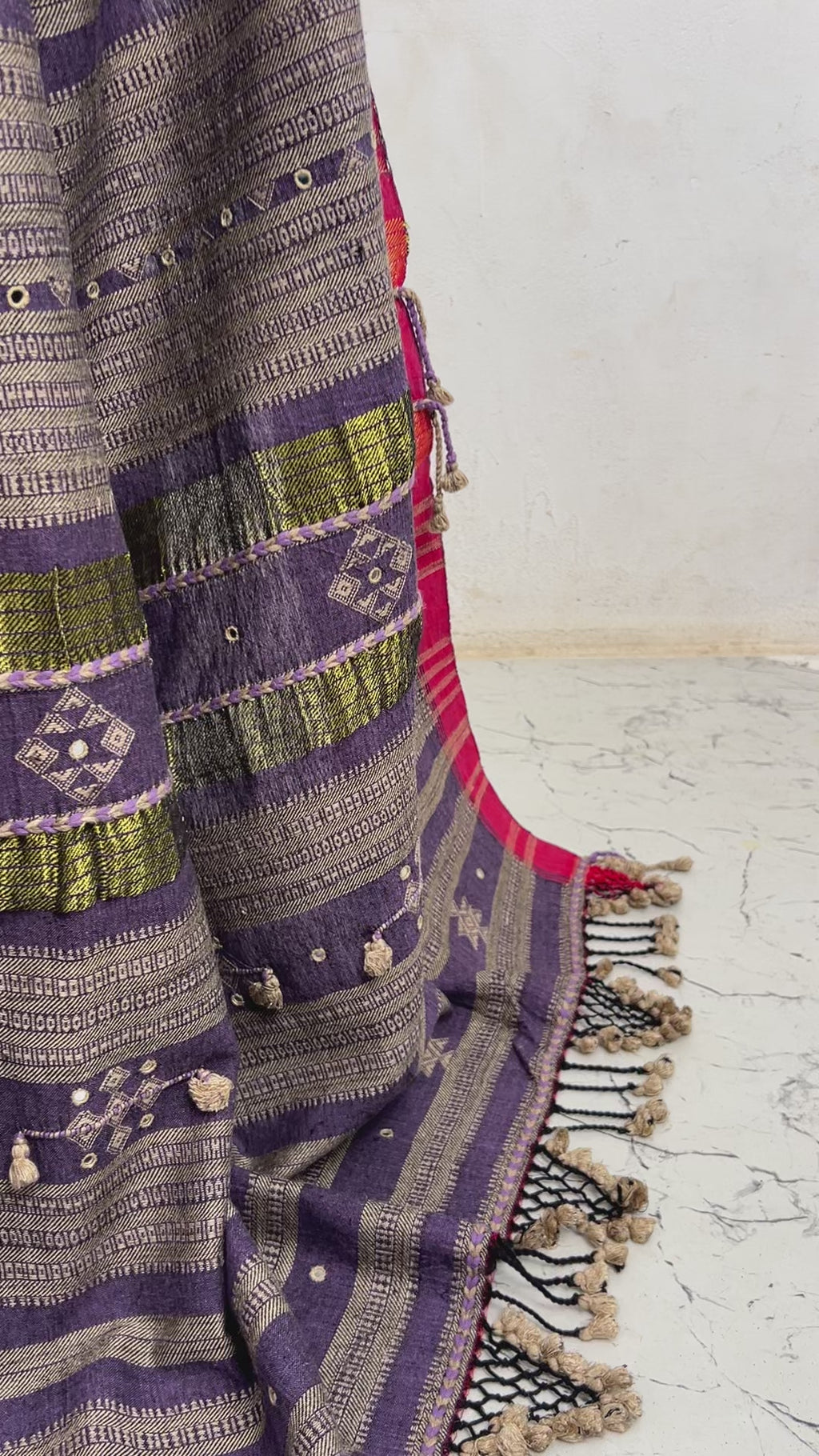 Kala Cotton & Tussar Silk Blend Saree