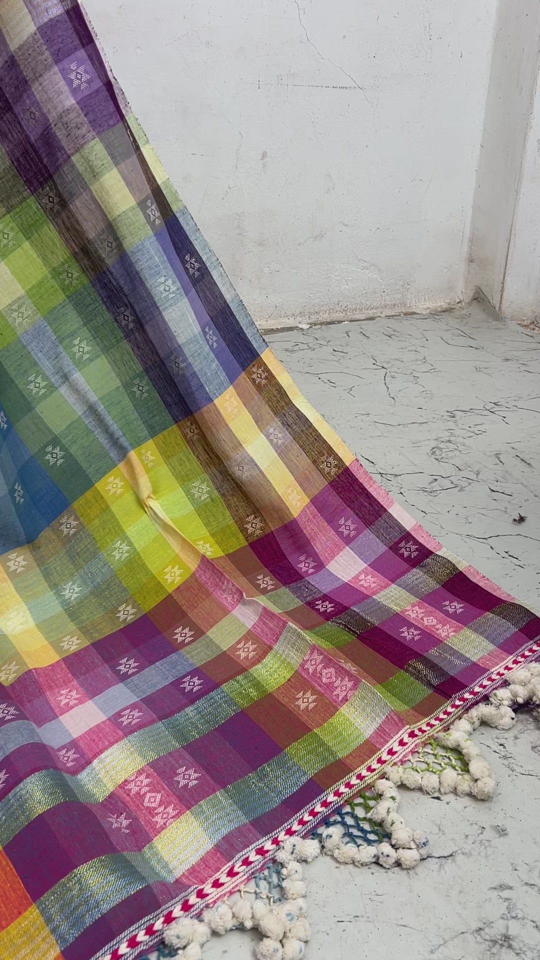 Premium Kala Cotton Handwoven Designer Saree