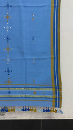 Light Blue Kala Cotton Kurti Fabric