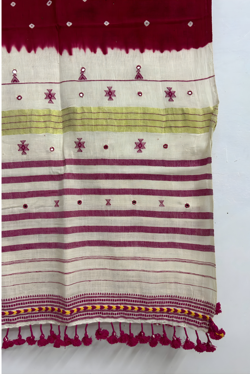 Premium Kala Cotton Bandhani Style Stole